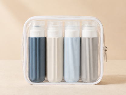 4/8-Piece Silicone Travel Bottle Set