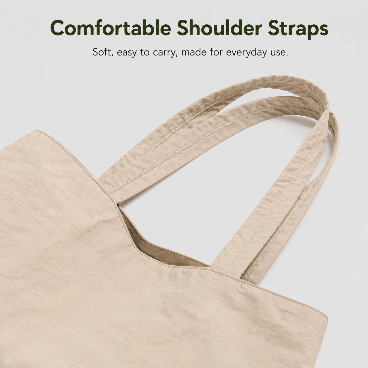 Three Compartment Large Capacity Tote Bag