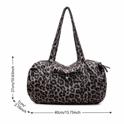 🐆 Leopard Print Travel Bag | Stylish & Spacious ✈️