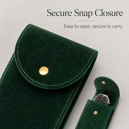 Velvet Watch Travel Pouch