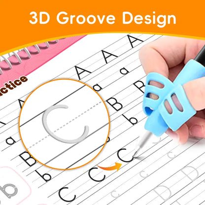 🏫 No More Messy Writing! The Magic 3D Grooved Workbook Set That Auto-Fades for Infinite Reuse & Perfect Handwriting! 📝✨