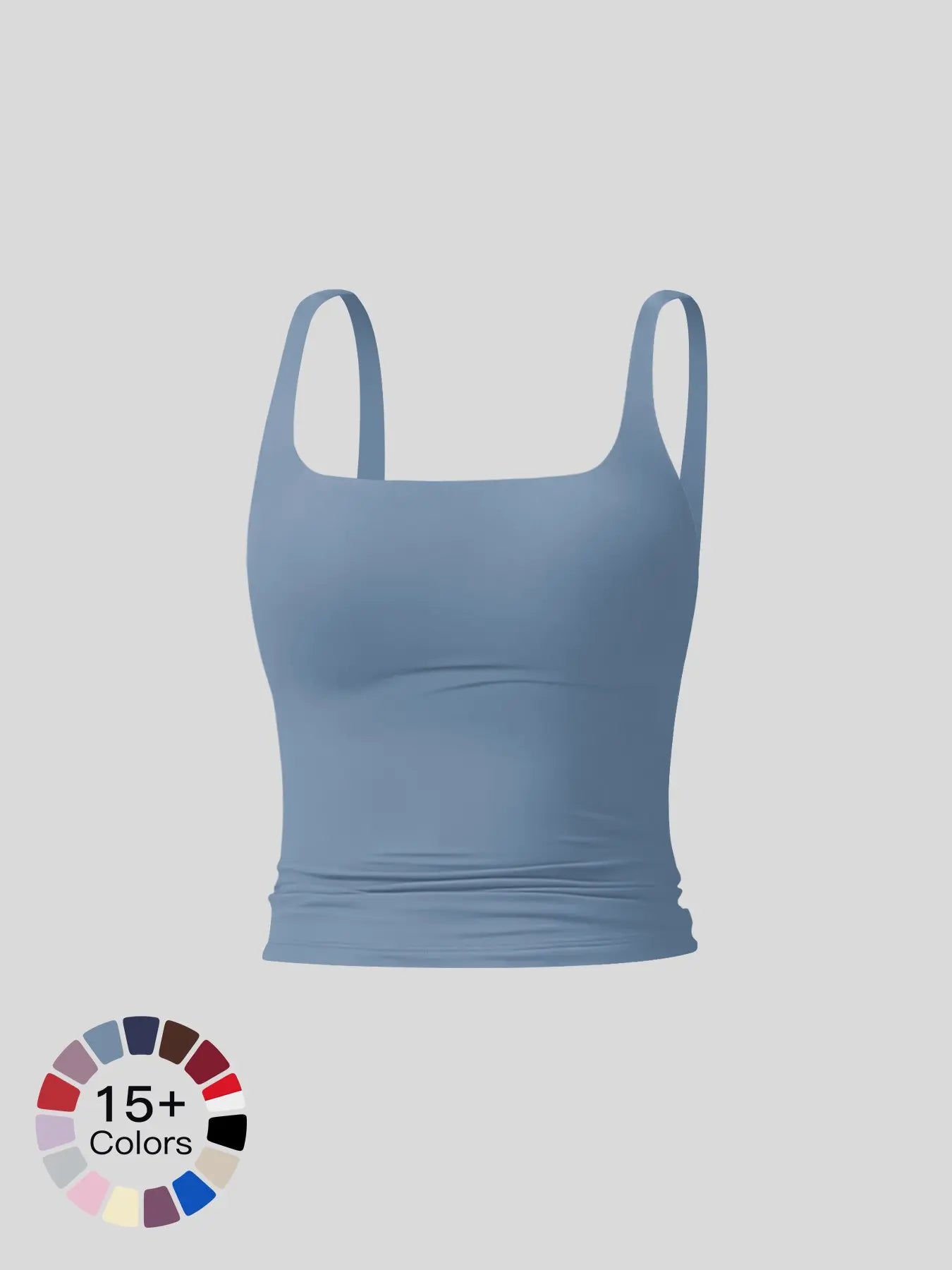 🏋️‍♀️ Minimalist Aesthetic | Women's Solid Color Tight Sports Tank Top 🏃‍♀️