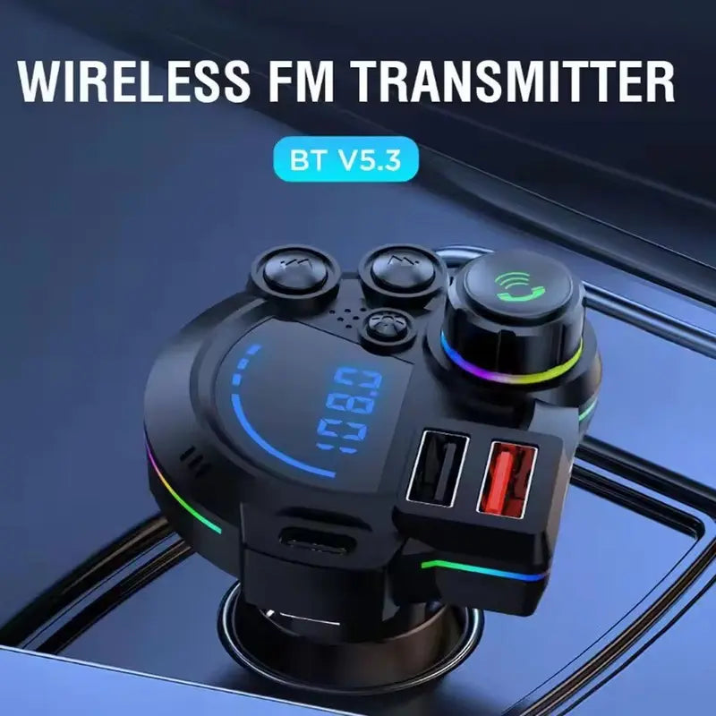 ⚡ Give Your Old Ride A $100K Tech Brain: The 30W PD Turbo Car Bluetooth 5.3 Transmitter That Unleashes Heavy-Bass Concert Audio Instantly! 🚗🎵