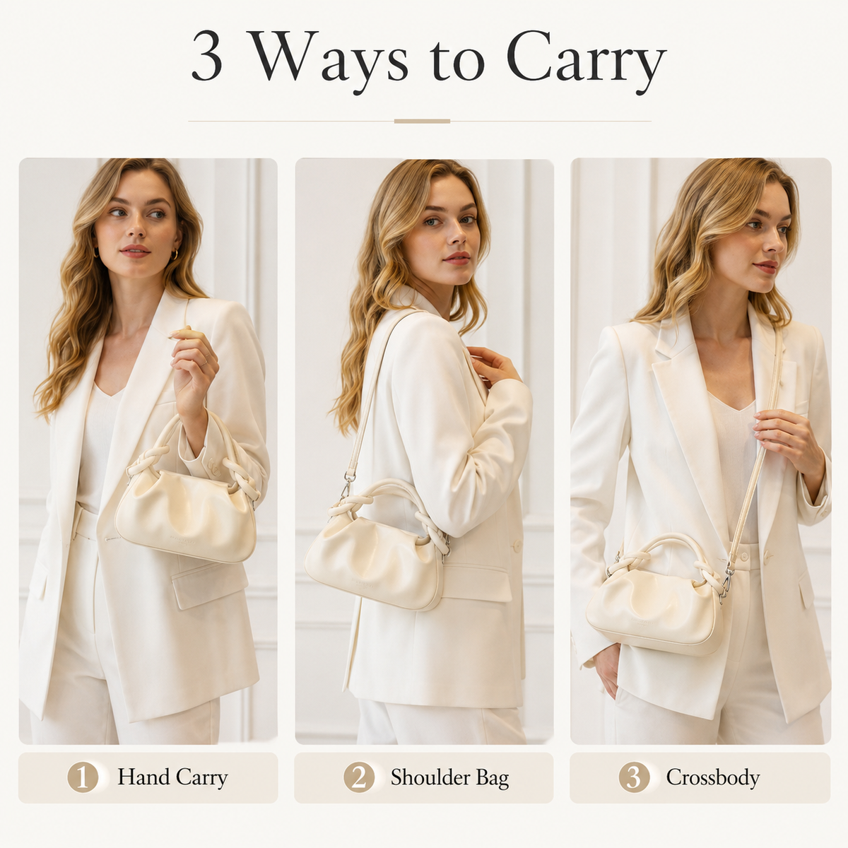 Ruched Handbag — Soft, Chic & Effortless