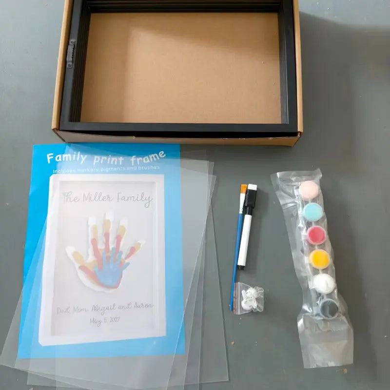 🔥 Stop Letting Their Childhood Slip Away: The 4-Layer Magic 3D Handprint Frame Set That Freezes Family Love Forever! 🪵👶