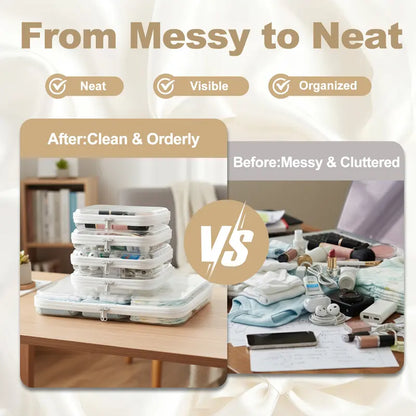 💎 End the Guessing Game: The Crystal-Clear, Hard-Shell Organizer That Saves Your Sanity! 🗃️✨
