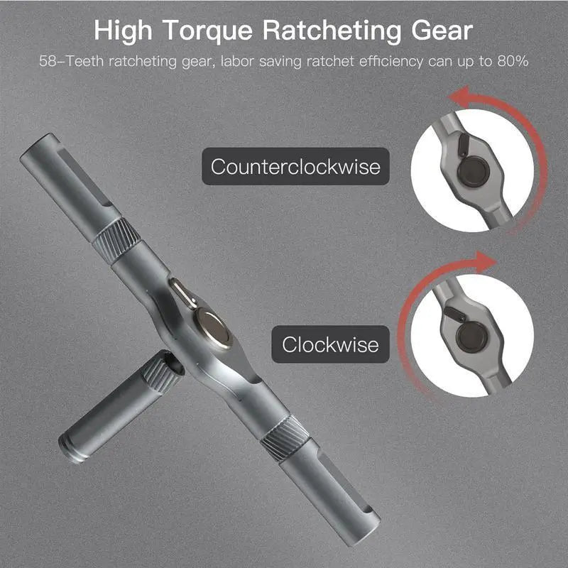 👨‍ Flip the Switch on Efficiency: The 24-in-1 Heavy-Duty Ratchet Screwdriver Set Every Man Needs in His Pocket! 🛠️🎁
