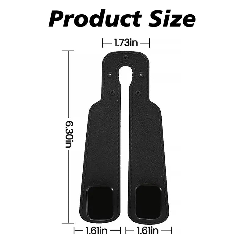 🛍️ No More Spills! Upgrade Your Car with the Softest, Luxury Double-Hooks (4-Piece Set)! 🚘✨