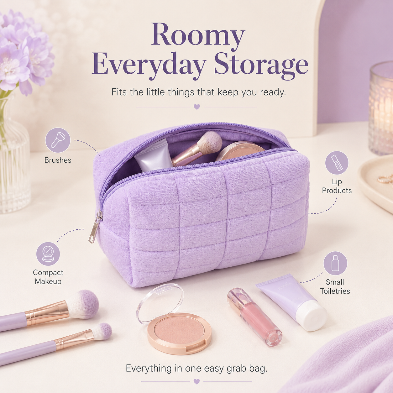 💗 Your New Favorite Makeup Bag-Free pendant