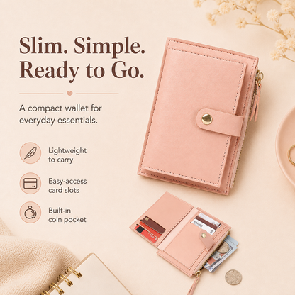Small wallet, big convenience 👛