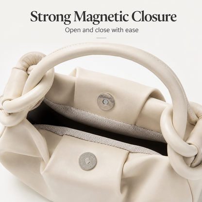 Ruched Handbag — Soft, Chic & Effortless