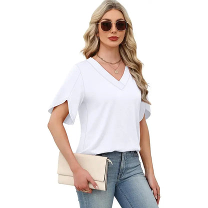 👚💖Effortless Elegance: The Viral Petal-Sleeve Blouse That Complements Every Silhouette!
