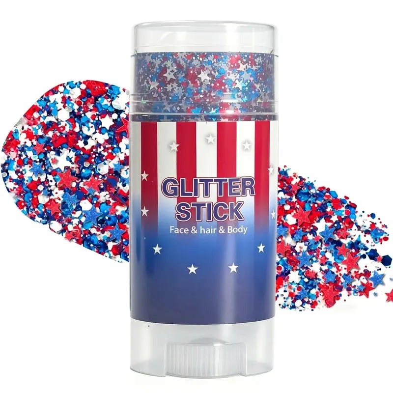 ⚡ Born to Sparkle: The Ultimate 4th of July Red, White & Blue Glitter Stick That Puts a Fest in Every Party! ✨