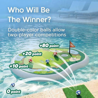 ⚡ The Ultimate Backyard Summer Flex: The Pop-Up Floating Golf Green Kit with Safe Sticky Balls That Turns Every Pool Into A 5-Star Family Country Club! 🌊🏌️‍♂️