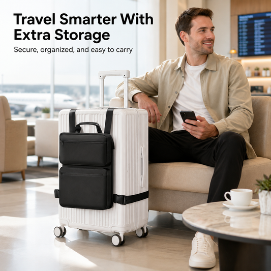 ✈️ Smart Business Travel Companion | Carry-On Laptop Bag, Large Capacity Business Handbag & Crossbody Travel Luggage Bag ✨