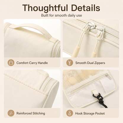 Hook toilet storage bag
