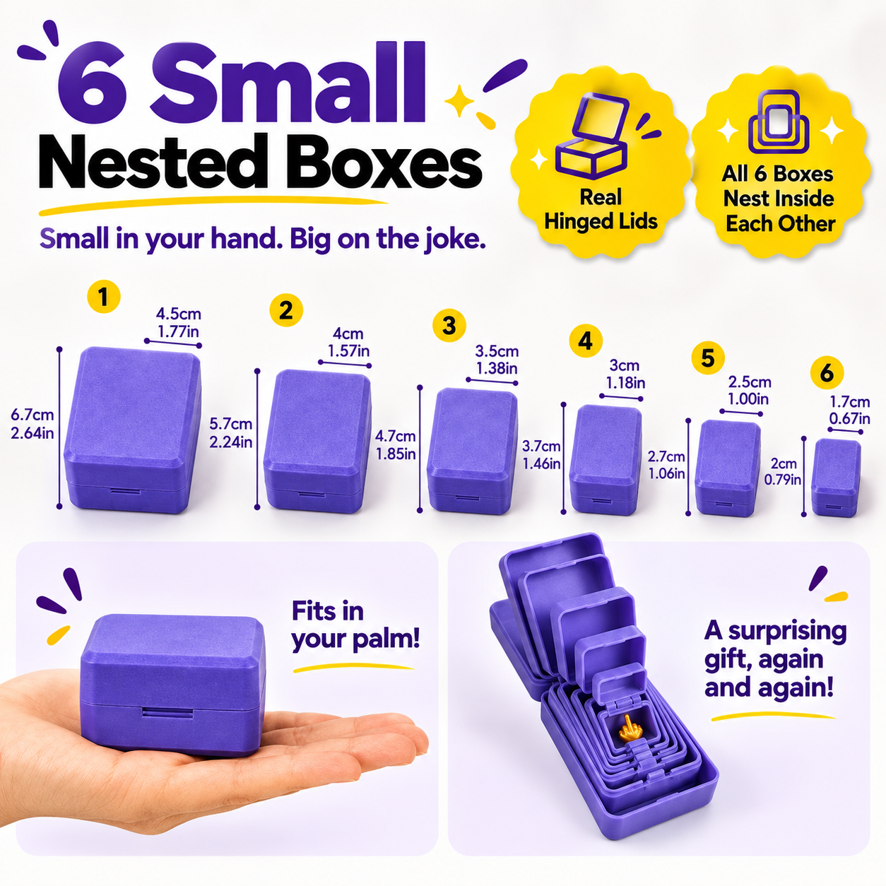 Nesting Surprise Prank Gift Box