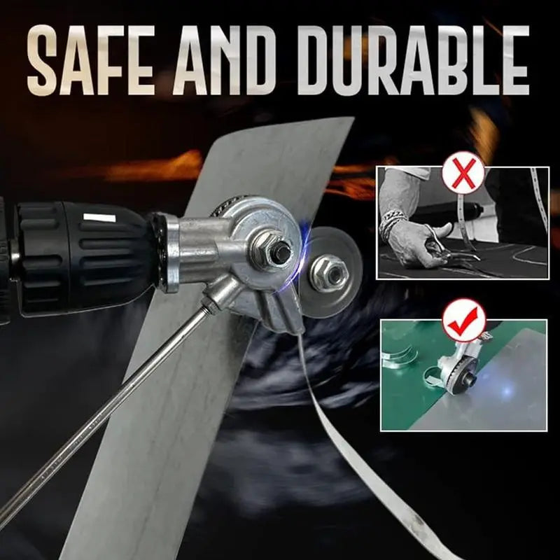 ⚡ Unleash Industrial Power: The Indestructible Sheet Metal Drill Attachment That Cuts Iron, Steel & Aluminum Like Hot Butter! 🛠️⚙️