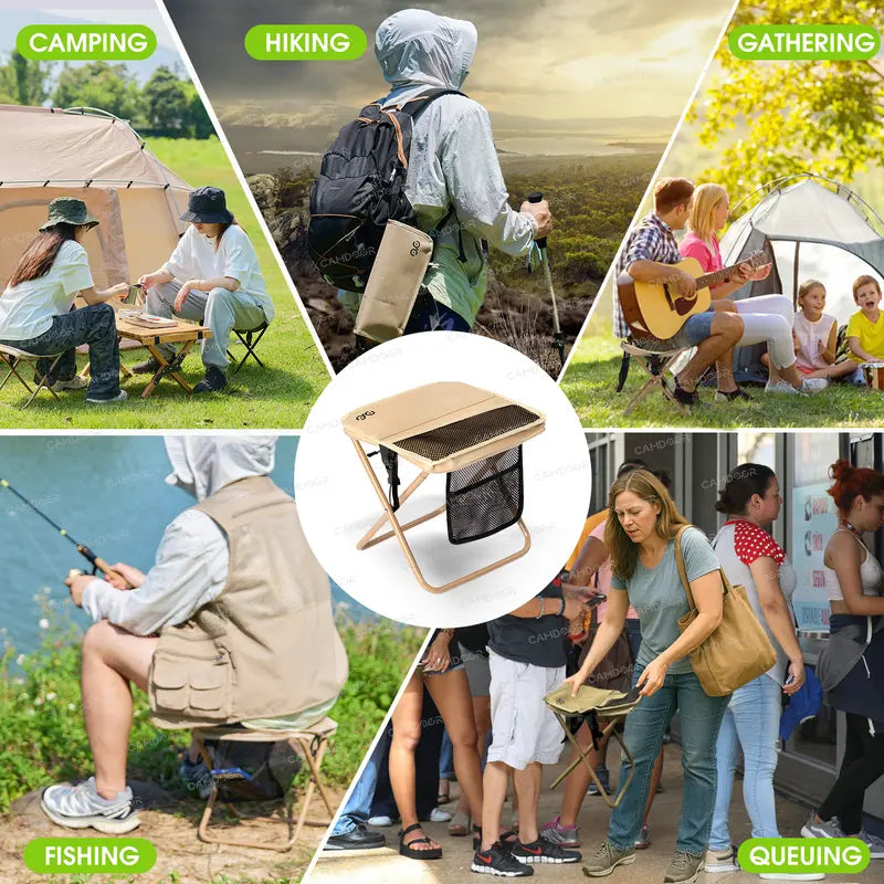 🎒 Feather-Light, Steel-Strong: The 1.5 lbs Folding Chair That Safely Holds Up to 400 lbs! 🏕️🔥