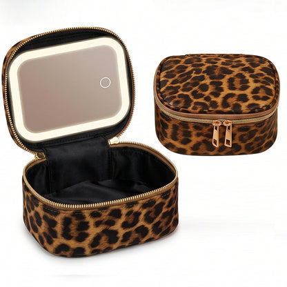 ✨ Your Pocket-Sized Beauty Studio! Mini LED Makeup & Lipstick Bag 💄💖