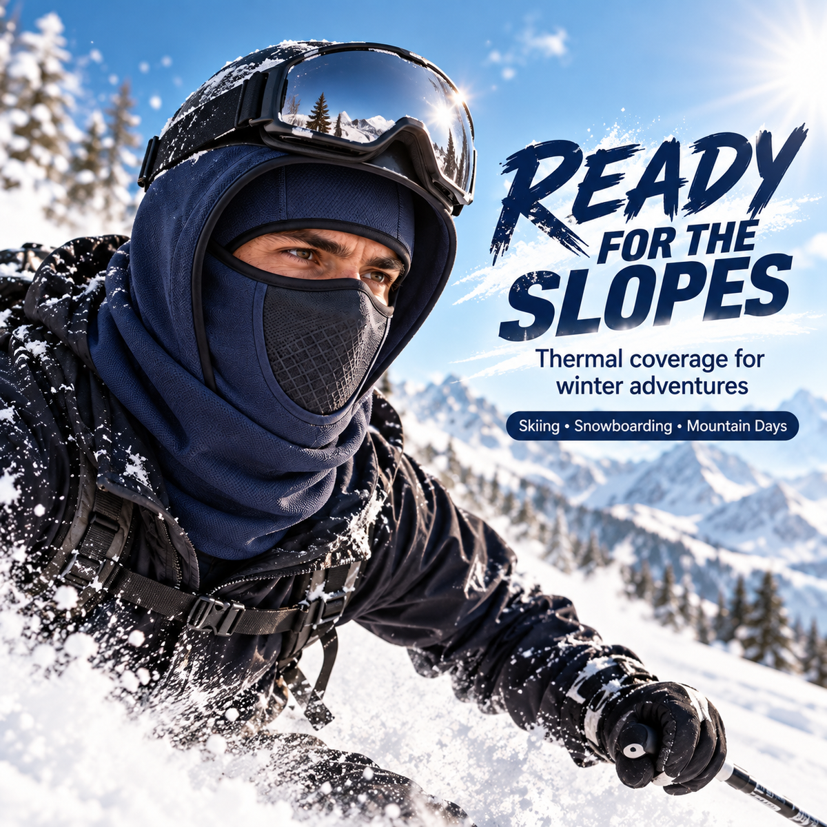 Unisex Thermal Balaclava – Windproof Full Face Winter Hood