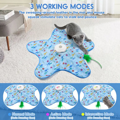 ⚡ Unleash Their Inner Hunter: The Smart Unpredictable Hide-and-Seek Cat Toy That Crushes Boredom Automatically! 🐱🔥