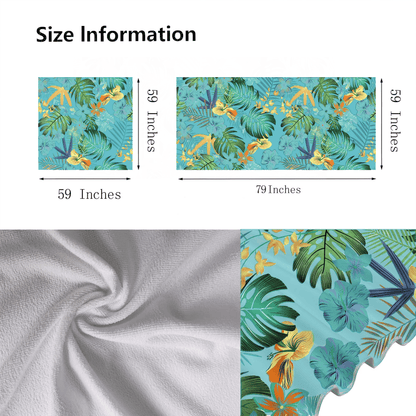 🌊 Quick-Drying Microfiber Beach Towel – Ultra-Light Sand-Free Travel Towel Whit Beach Clip