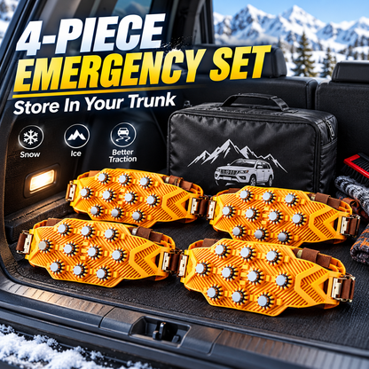 Anti-Skid Tire Traction Straps for Snow & Ice