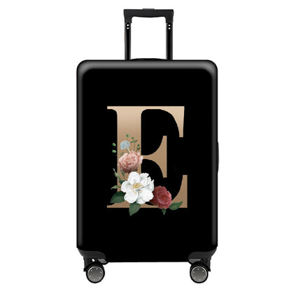 ✈️ Spot Your Bag Instantly | Decorative Alphabet Letter Z High-Elastic Luggage Cover Protector Skin with Concealed Zippers 🧳