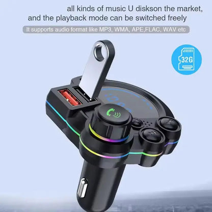 ⚡ Give Your Old Ride A $100K Tech Brain: The 30W PD Turbo Car Bluetooth 5.3 Transmitter That Unleashes Heavy-Bass Concert Audio Instantly! 🚗🎵