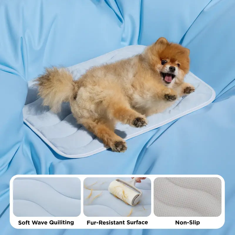 ❄️ Say Goodbye to Toxic Gels: The Q-Max 0.5 Instant Physical Cooling Pad Your Dog Will Obsess Over! 🐕✨