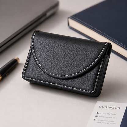 Slim Magnetic Business Card Holder