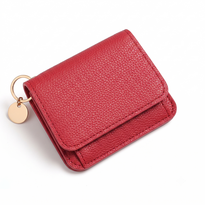 💳 Pocket-Sized Elegance | Women's Elegant Minimalist Short Slim Bifold Purse, RFID Blocking Card Holder & Compact Coin Wallet ✨