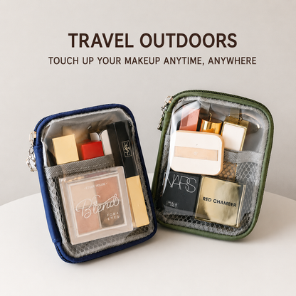 💄2-Pack Mini Makeup Bags with Compartments ✨