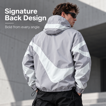 Men's Futuristic Techwear Windbreaker