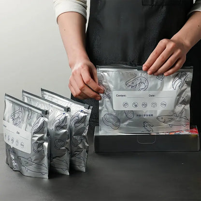 🥑 3X Extended Freshness | 2026 New Reusable Heavy-Duty Aluminum Foil Stand-Up Food Storage Bags 🥩