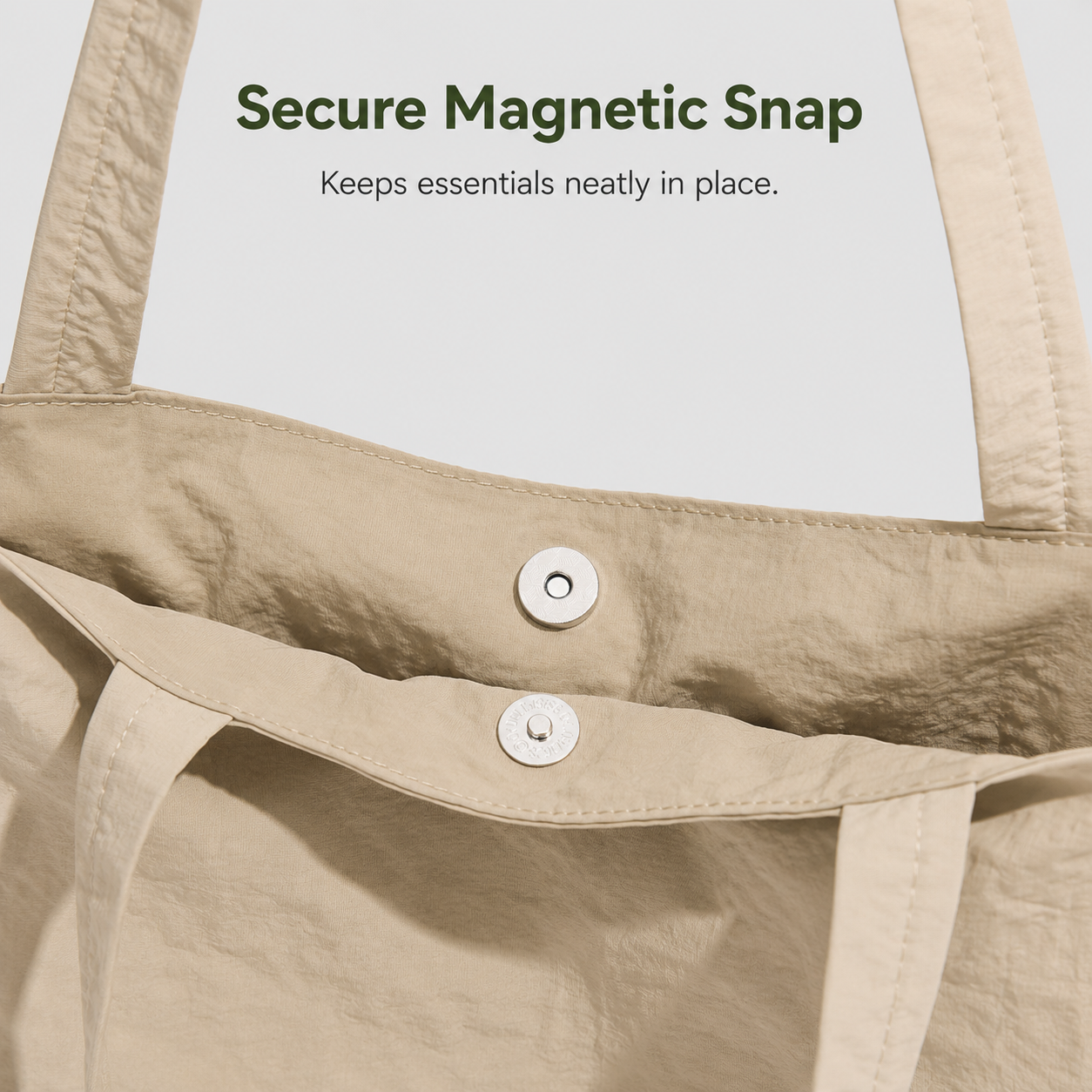 Three Compartment Large Capacity Tote Bag