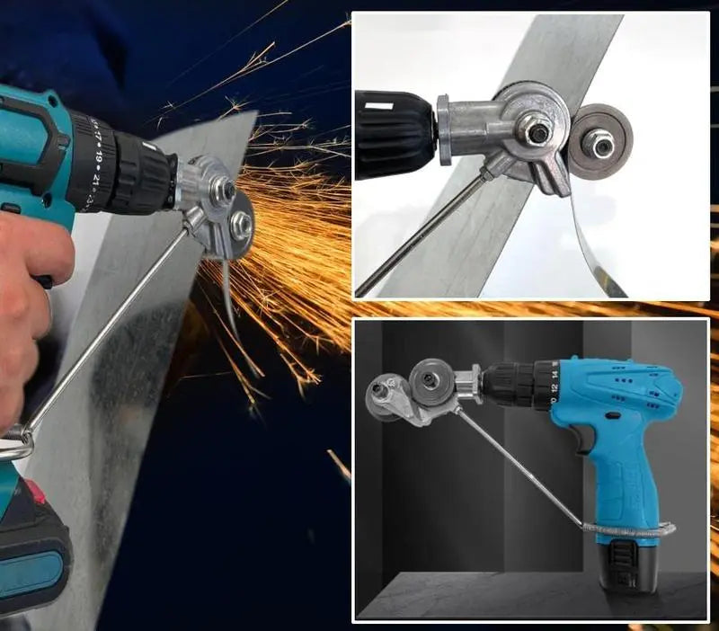 ⚡ Unleash Industrial Power: The Indestructible Sheet Metal Drill Attachment That Cuts Iron, Steel & Aluminum Like Hot Butter! 🛠️⚙️