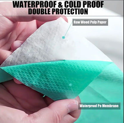 🚽 Ultimate Public Restroom Shield | Disposable Toilet Seat Covers (10/20/30 Pack, 16x24in), Extra Large Waterproof & Non-Slip Individually Wrapped Essentials ✨