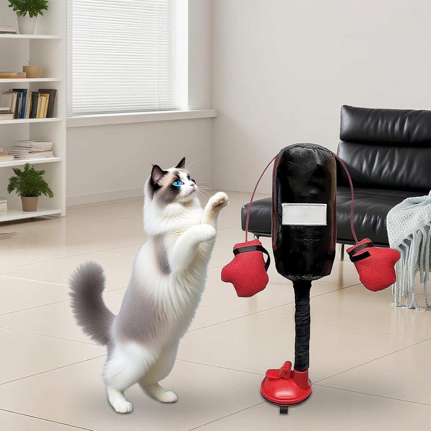 🐱 Meow-Tyson is Ready! | Funny Interactive Cat Boxing Punching Bag Toy 🥊