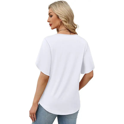👚💖Effortless Elegance: The Viral Petal-Sleeve Blouse That Complements Every Silhouette!
