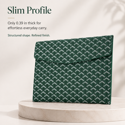 Chic PU Leather Laptop & Document Organizer