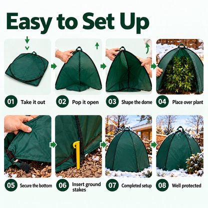 Winter Plant Frost Cover – Breathable Garden Protection Tent