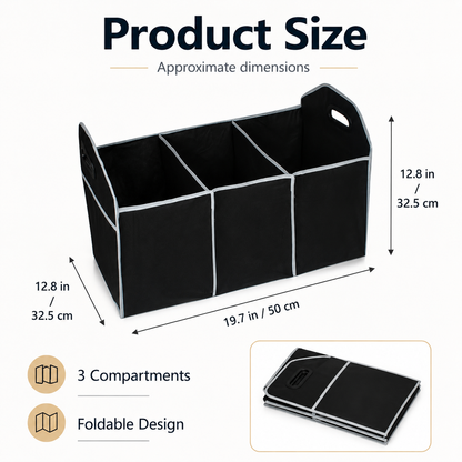 Foldable Car Trunk Organizer