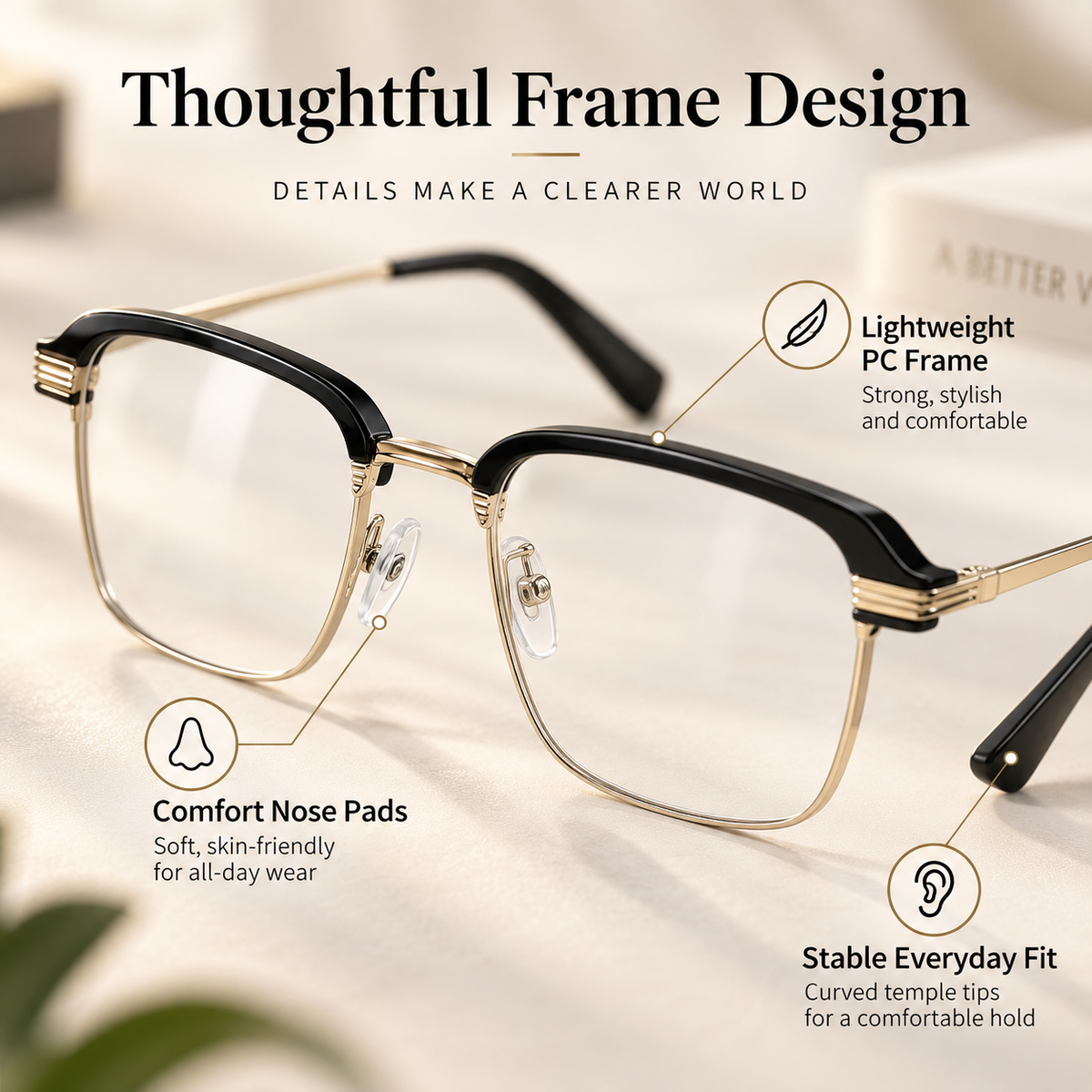 Progressive Blue Light Reading Glasses