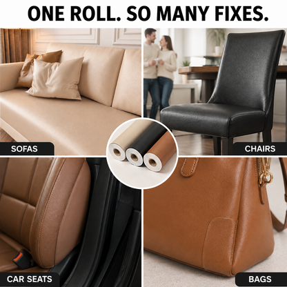 Self-Adhesive Leather Repair Patch – Peel & Stick Furniture & Car Seat Repair
