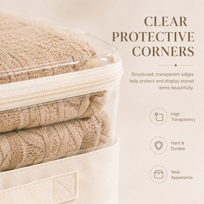 Large Capacity Transparent Quilt Storage Bag