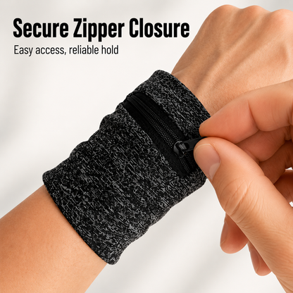 Unisex Zipper Wrist wallet