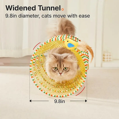 ⚡ The Ultimate Indoor Safari: The Magic 20" Spring-Back Spiral Cat Tunnel That Banishes Boredom Automatically! 🐱🌪️