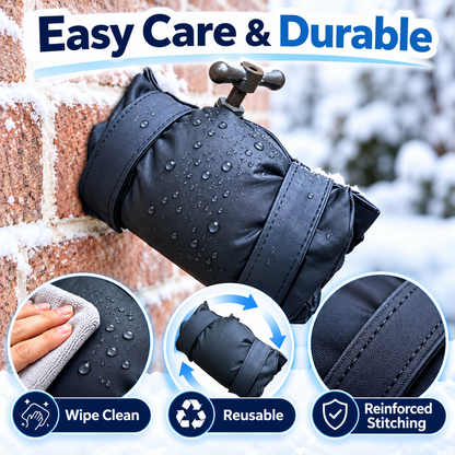 Insulated Outdoor Faucet Cover – Waterproof Freeze Protection for Winter